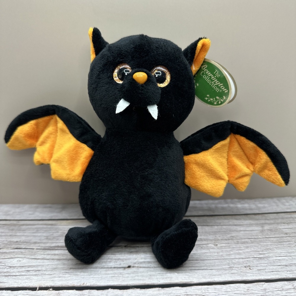 The Barrington Collection Echo Plush Stuffed Animal Halloween‎ Black Bat